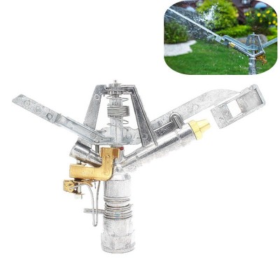 1寸合金可控角摇臂喷头 可调草坪喷灌360度旋转洒水园林农田灌溉