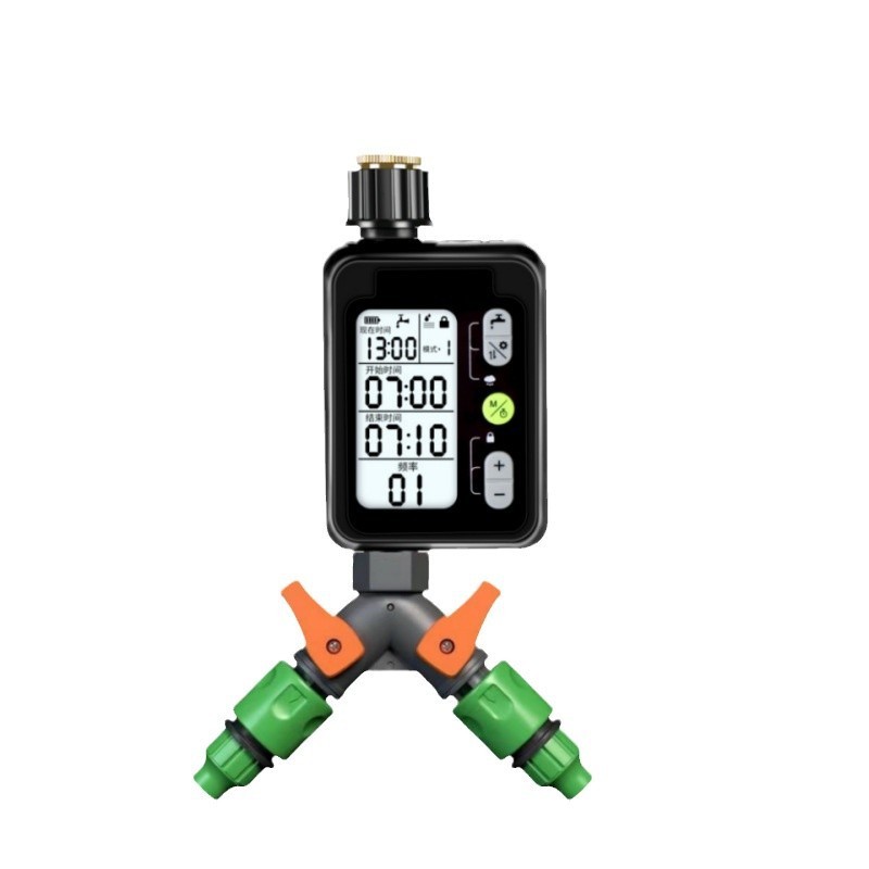 中文大屏定时浇花浇水器智能控制器灌溉喷头滴灌喷淋系统雨感控制图5