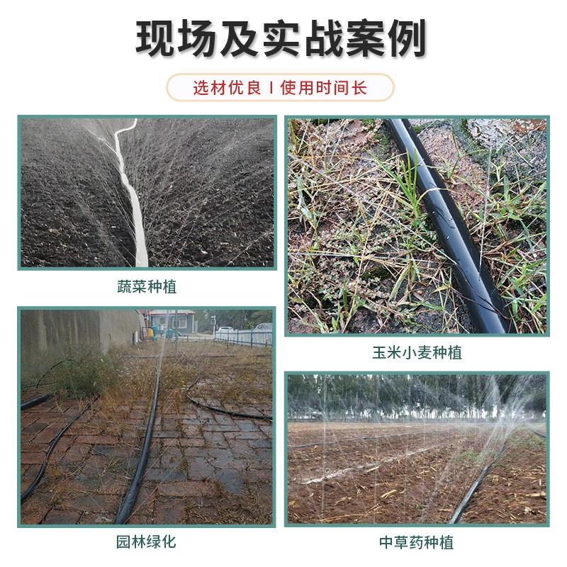 贴片滴灌带小流量滴灌管双孔滴管带玉米单产提升农用灌溉滴灌带图4
