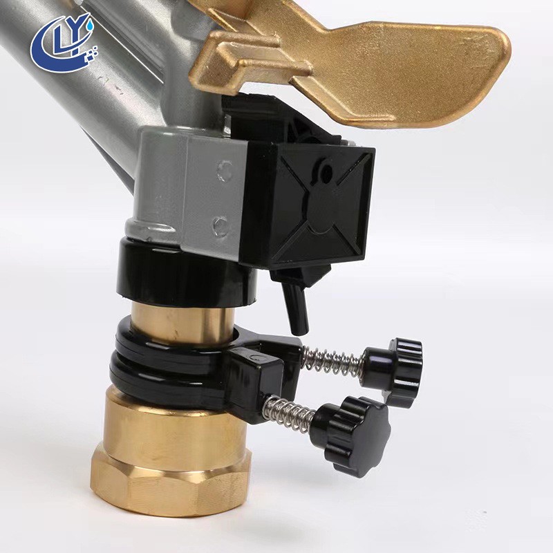 涡轮喷枪自动涡轮农业金属摇臂浇地农用园林设备喷头360旋转喷灌 1个图2