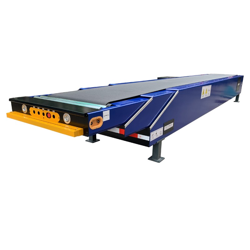 小型电商包裹可伸缩输送机厂家直营装卸货智能自动烟草皮带传输机  1台图5