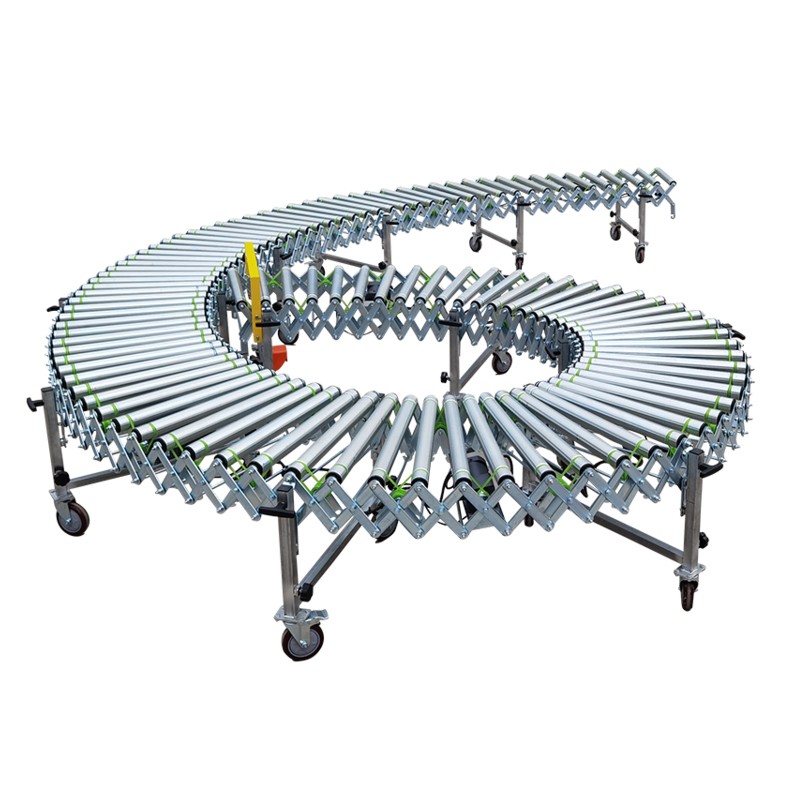 电动不锈钢动力摩擦式国产伸缩滚筒输送线积放式多锲带拉伸流水线 1米图5