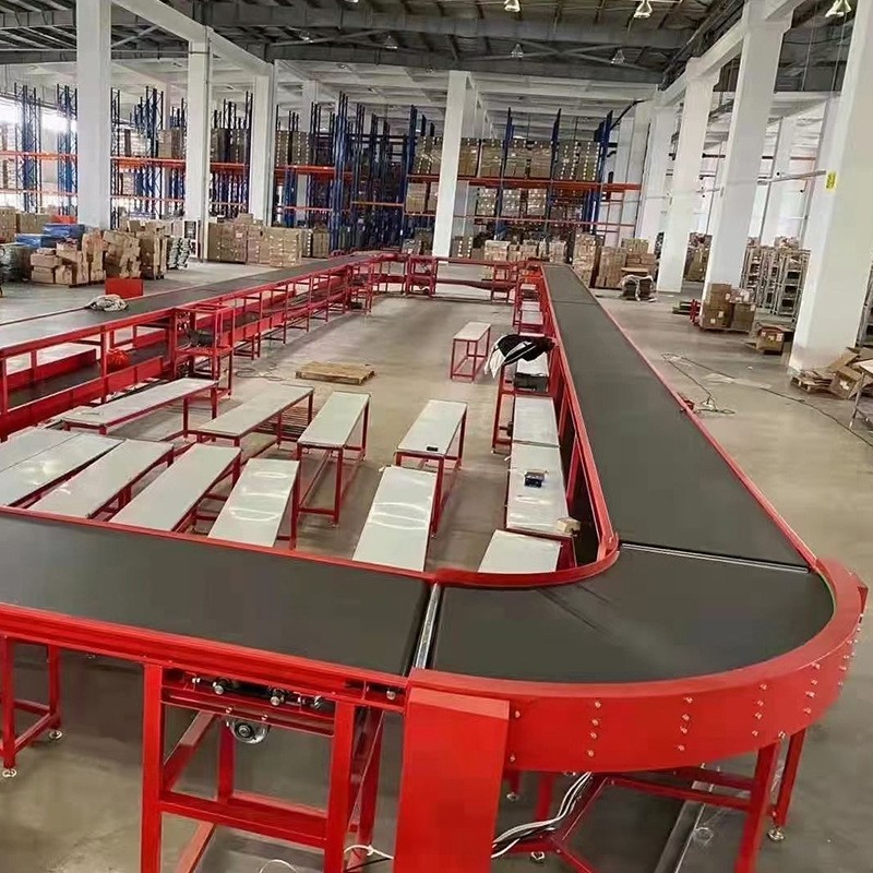 厂家流水线快递物流分拣线防静电皮带车间带式输送机自动化输送线 1米图2