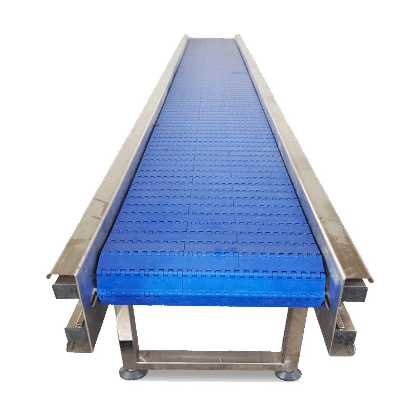 柔性塑料链板输送机灌装生产环形S型输送机直播转弯输送机流水线 1台图5