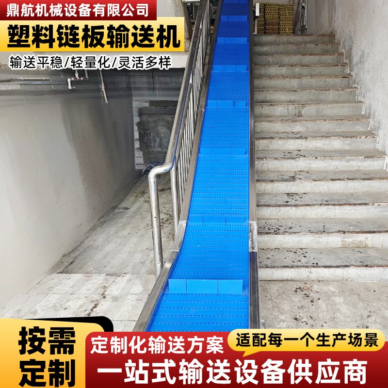 柔性塑料链板输送机灌装生产环形S型输送机直播转弯输送机流水线 1台图2