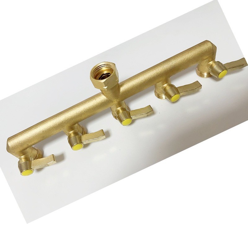 工厂园艺园林灌溉浇水5通分水器五出分水设备洗衣机配件龙头接头 1个图3