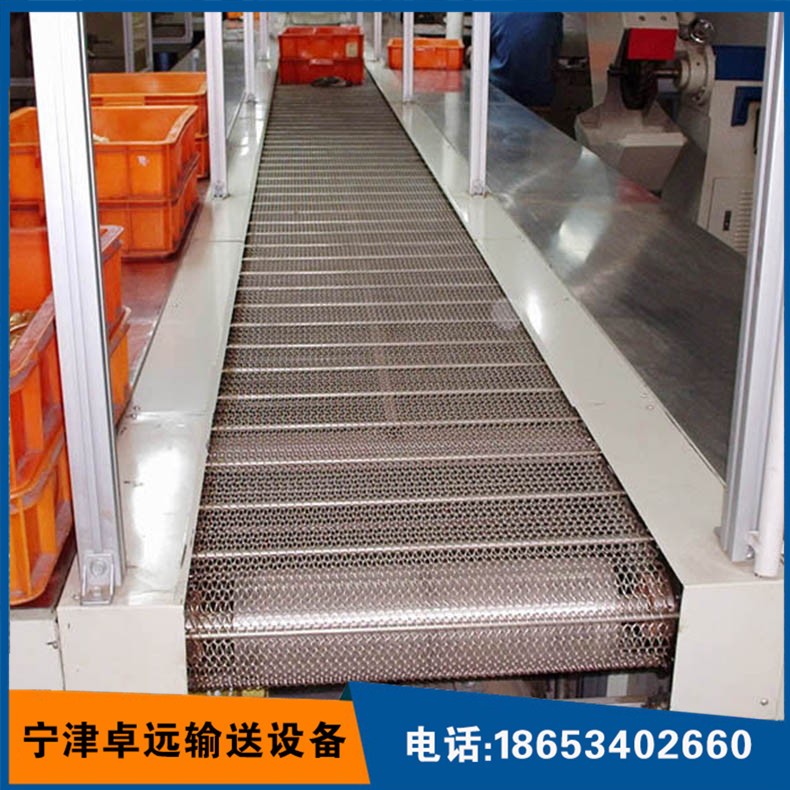 不锈钢网带输送机 食品流水线 宁津卓远输送设备欢迎订购 1台图3