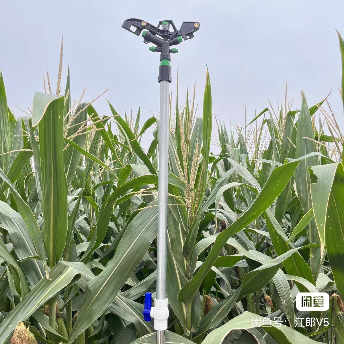 XQ新款360度自动旋转喷灌喷头农用花园园林全套 2件图2