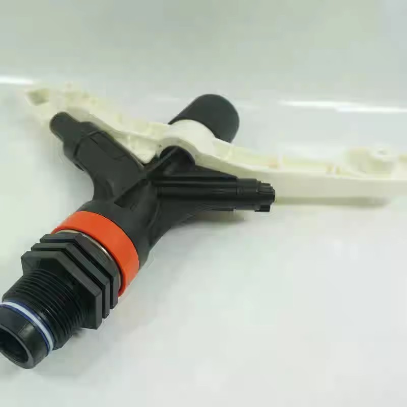 农用全新塑料双喷草地灌溉园艺旋转远射程喷枪大田喷灌喷头浇水 1件图2