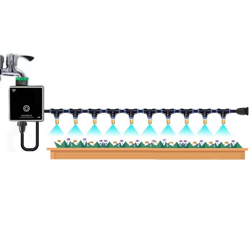 自动定时浇花器WIFI远程控制智能灌溉器花园林浇水雾化屋顶降温 1套图5
