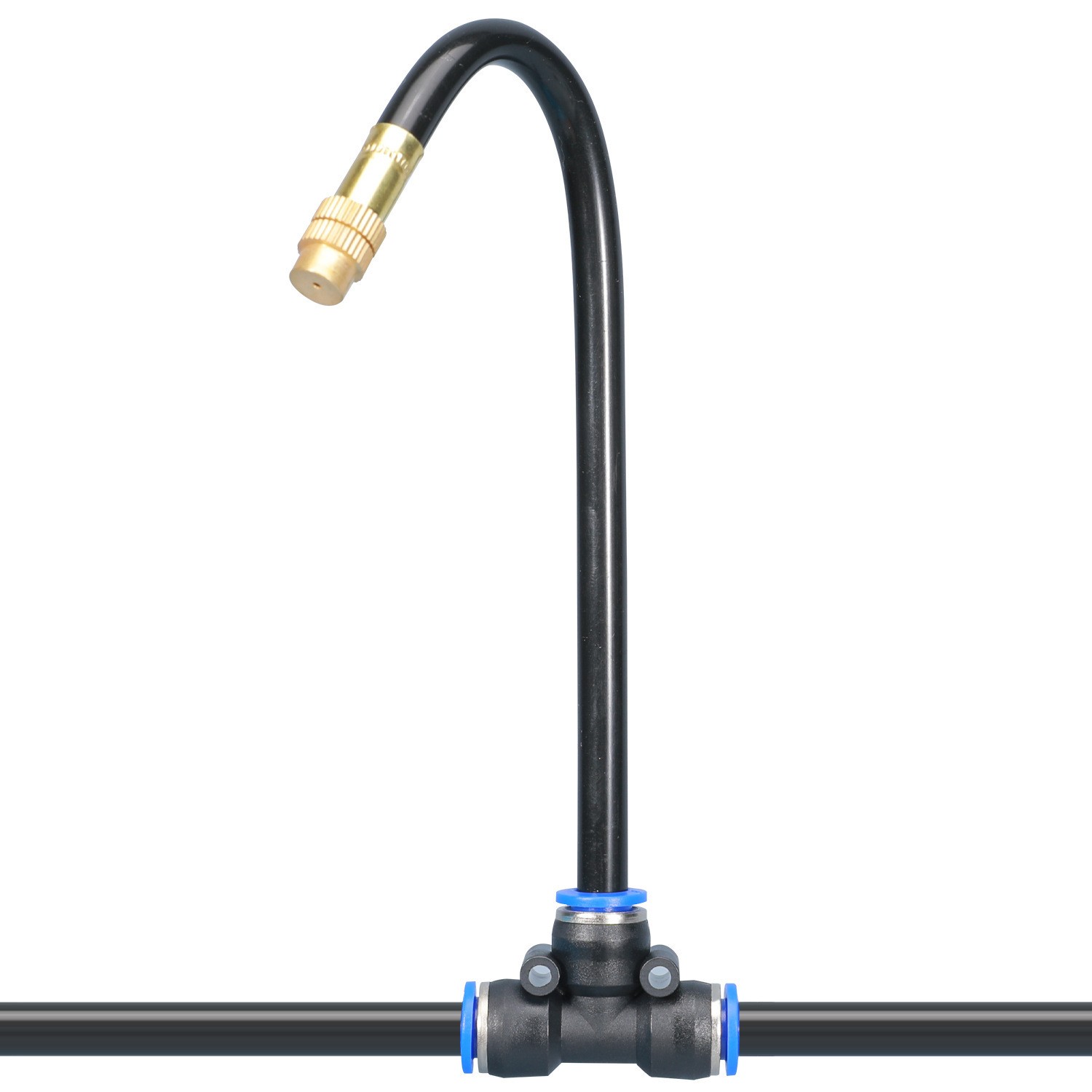 万向喷头一体自动浇花器可调节喷淋洒水雾化灌溉降温快插厂家批发 1套图4