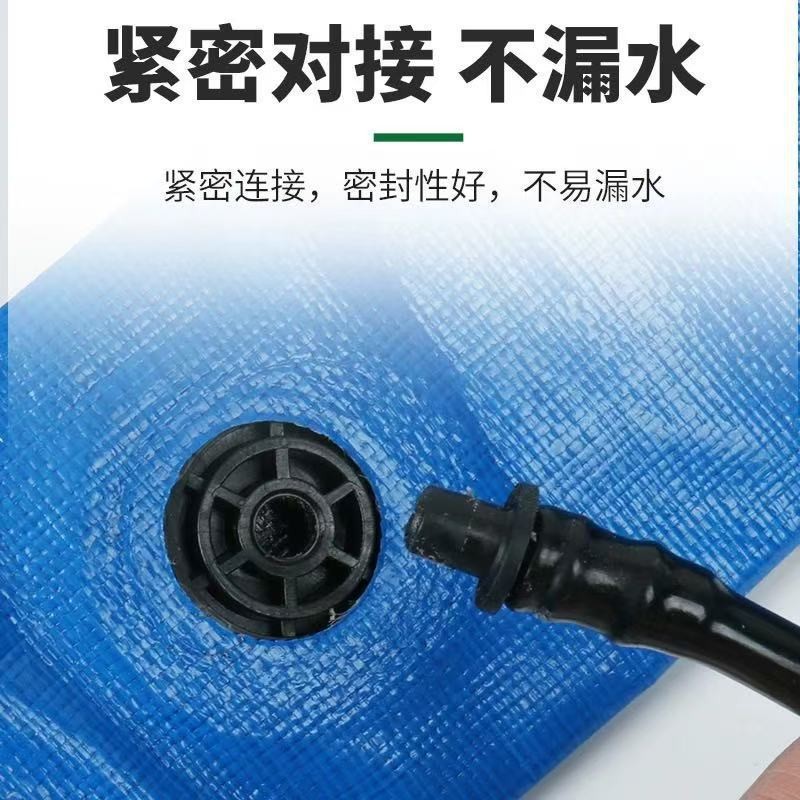 农业预制孔滴灌主管水带免打孔管pe编织水带孔水带预制孔滴灌带 1套图2