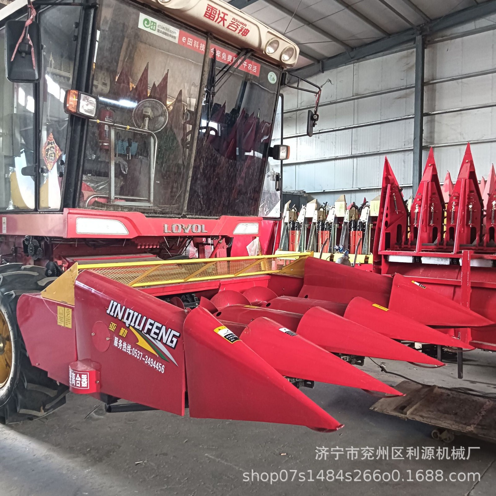 杂粮割台 玉米秸秆4行5行专用割台 镀锌前尖 全铝变速箱 1台图4