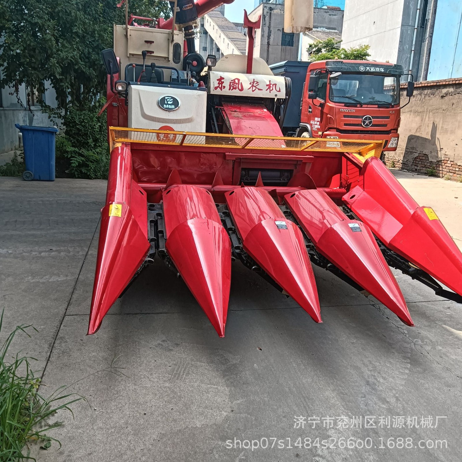 杂粮割台 玉米秸秆4行5行专用割台 镀锌前尖 全铝变速箱 1台图2