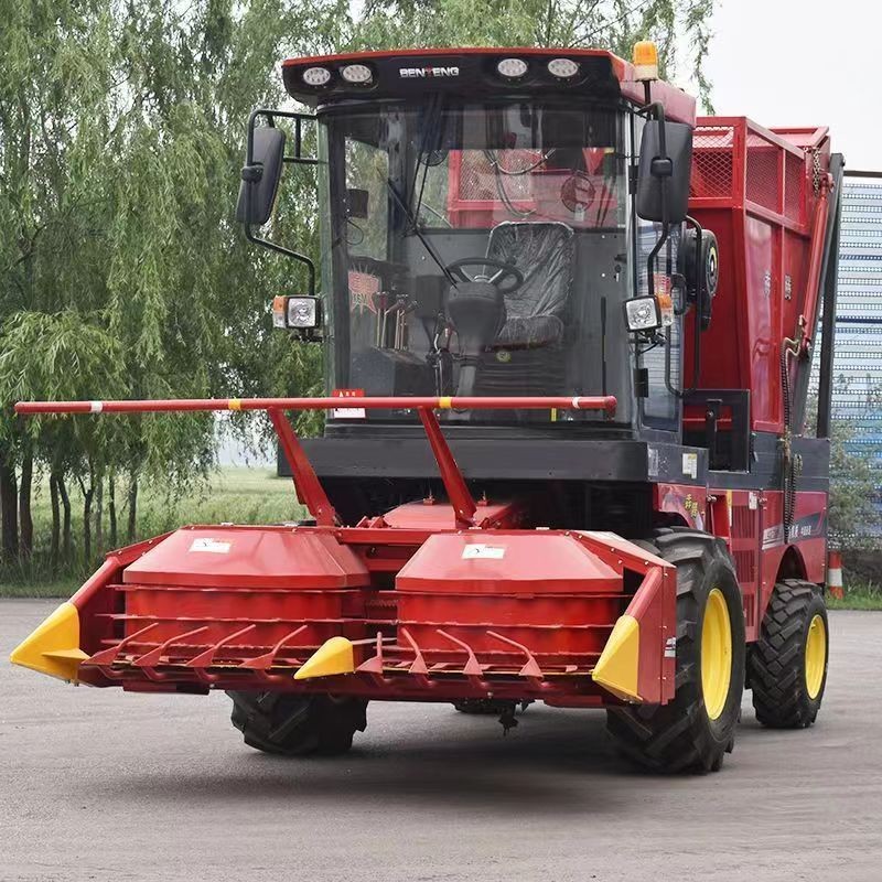 青储饲料玉米秸秆履带式 轮式圆盘青储机 地滚刀收割机 1台图4