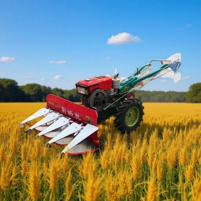 柴油苜蓿草艾草收割机 手扶是水稻小麦割晒机 皇竹草甜叶菊割倒机 1台