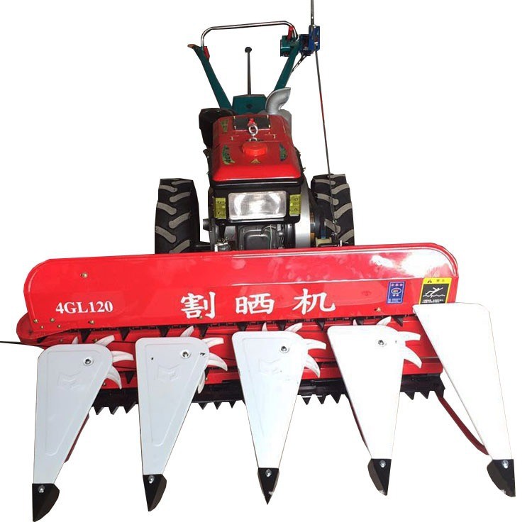 柴油苜蓿草艾草收割机 手扶是水稻小麦割晒机 皇竹草甜叶菊割倒机 1台图3