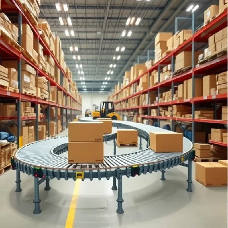 移动动力滚筒线伸缩辊筒输送机折叠转弯传送带流水线装车卸货神器 2米图4