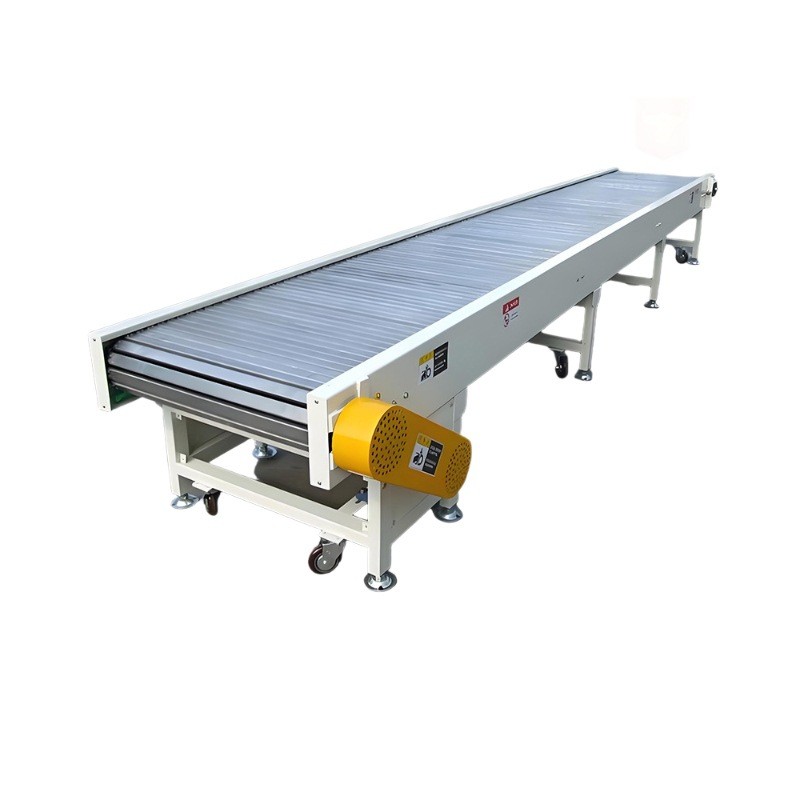 扣板输送机重型吨包折弯链板组装流水线工业大型不锈钢链 板输送机 5米图5