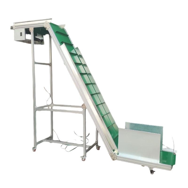 皮带提升机小型爬坡输送机皮带流水线上料提升运输机沙石输送带 1台图5