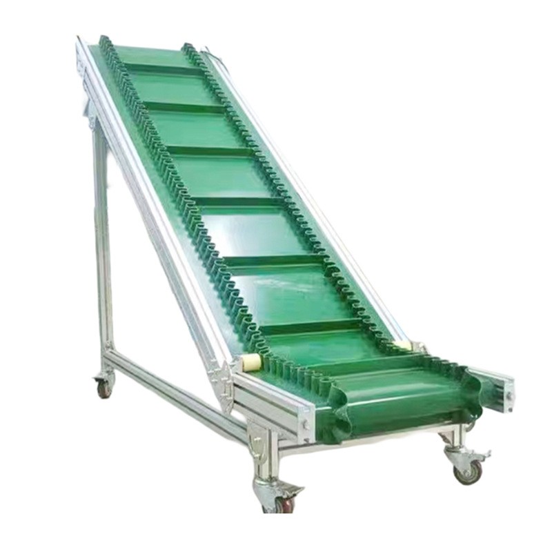 皮带提升机小型爬坡输送机皮带流水线上料提升运输机沙石输送带 1台图4