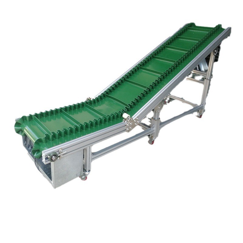 自动化流水线输送机设备 移动式PVC皮带提升机送料机货物上料机 1台图5