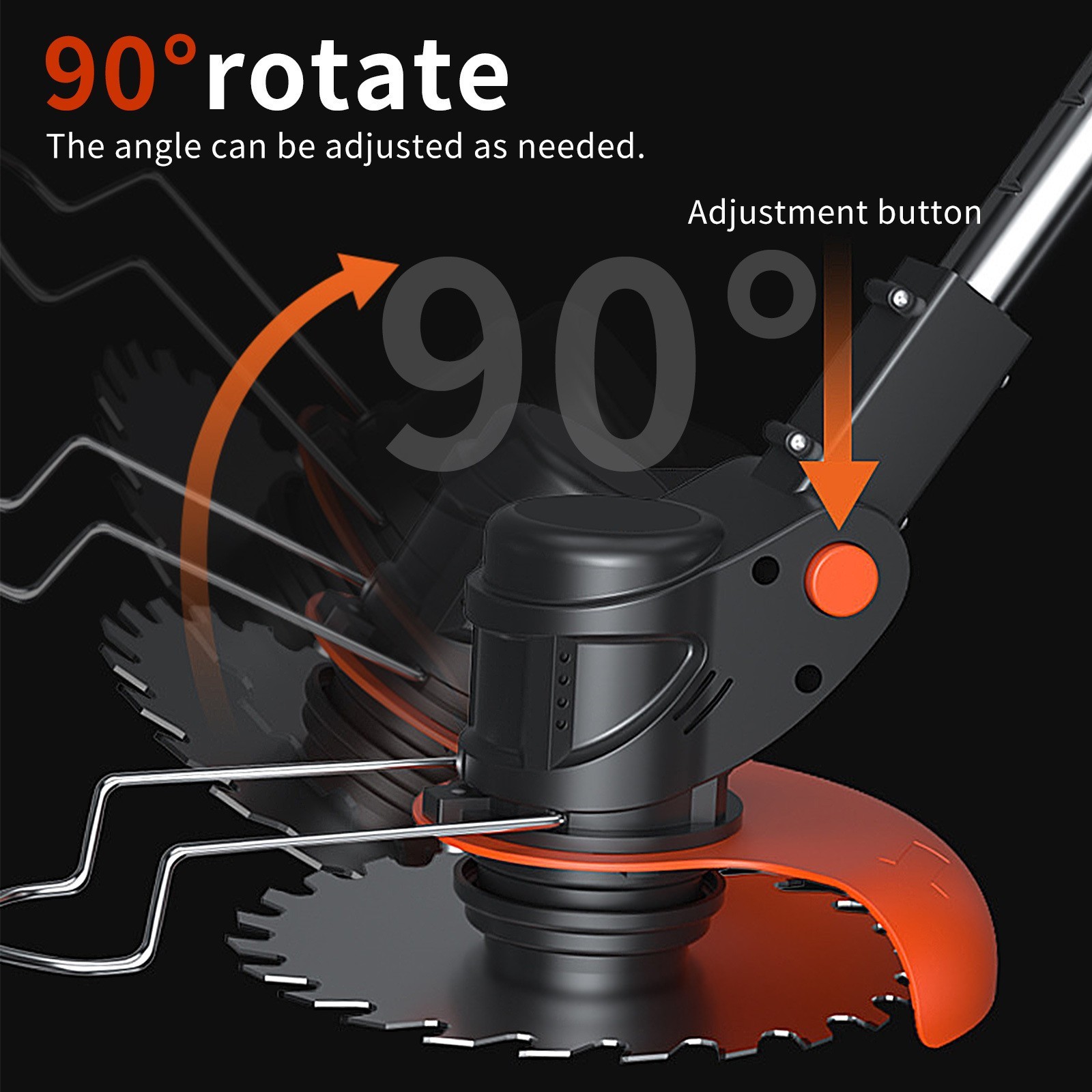 电动割草机锂电除草机多功能小型家用手持园林打草机充电除草神器图3