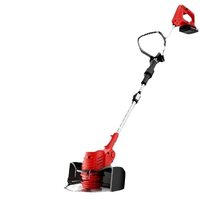 跨境折叠式锂电池割草机家用充电式园林修剪草坪机手持除草机批发图5