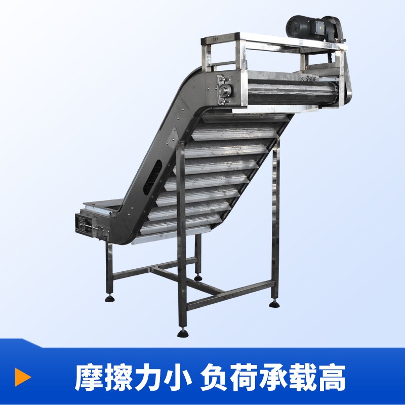 链板输送机耐高温流水线输送带链板提升机爬坡机不锈钢板 链输送机 1台图3