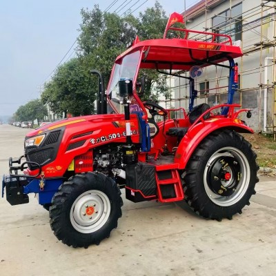 齐鲁常力504四轮拖拉机 804多功能耕地犁地机 补后直提播种施肥旋耕 1台