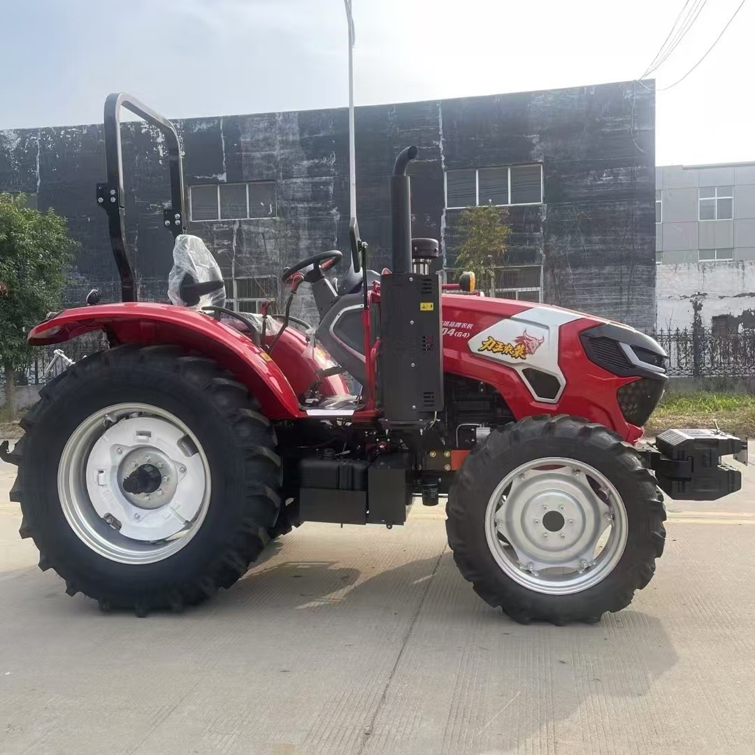 力王504四驱拖拉机东方红4100发动机四轮爬山农用车高配大轮胎 1台图5