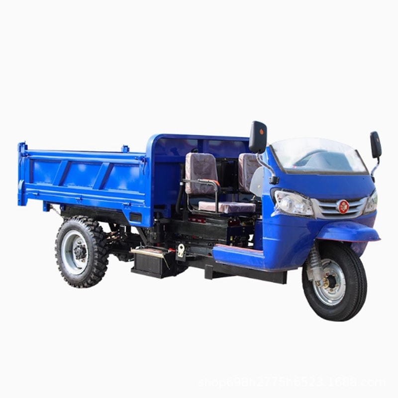 果园农用小型三轮车自卸燃柴油农机小型灵活翻斗爬坡载重王三马子 1台图4