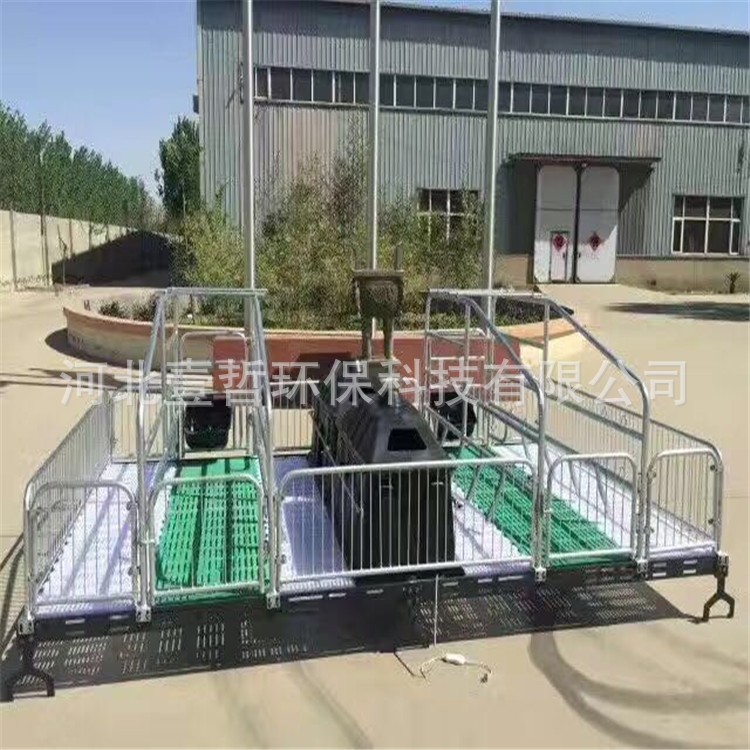 养猪设备全复合双体开沟施肥产保一体加厚分娩床猪用养殖单体产床 1套图4