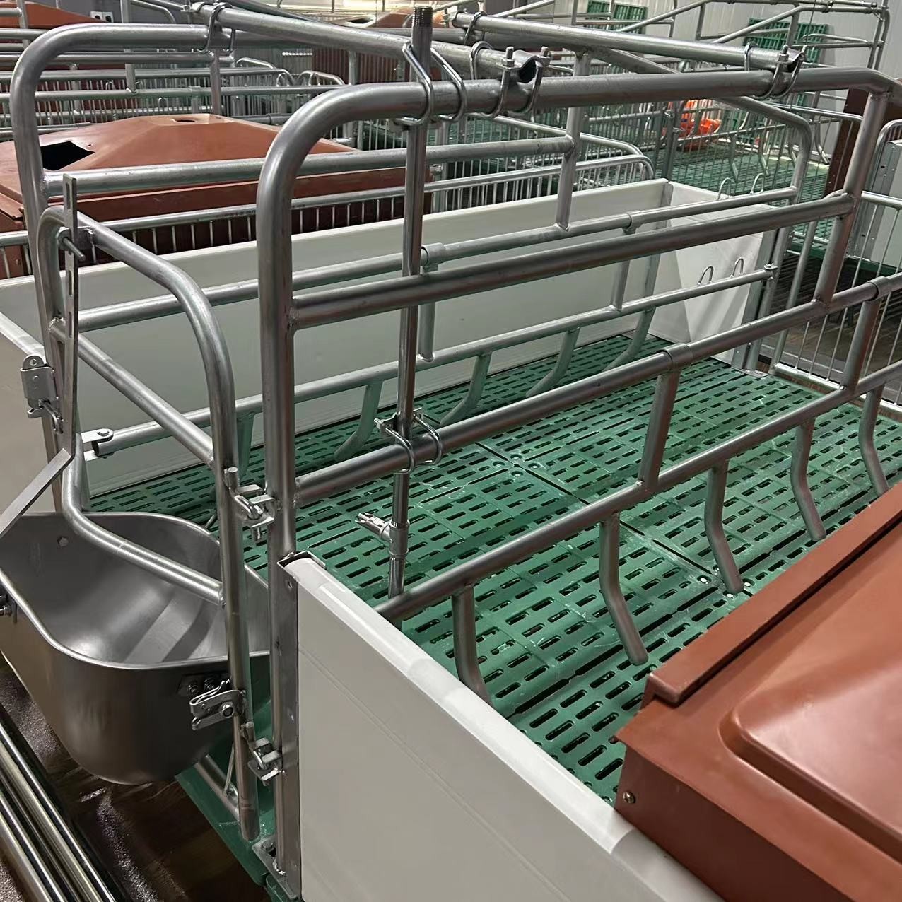 仿欧式产床现货母猪产床养猪设备畜牧养殖场产保一体床母猪分娩床 2套图3