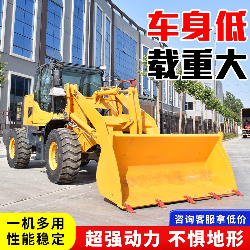 装载机铲车建筑工地专用工程20铲车推土机农用抓草抓木机柴 油铲车 1部图2