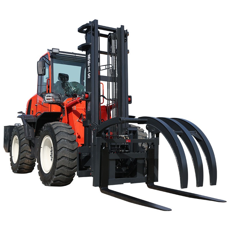 四驱越野叉车 多功能液压升降起重搬运车3吨5吨6吨柴油越野叉车 1台图4