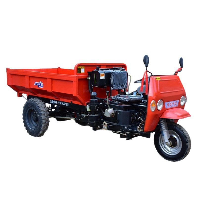 三轮车拉货厂家动力强载重多加厚材质持久续航家用柴油工程三轮车 1部图5