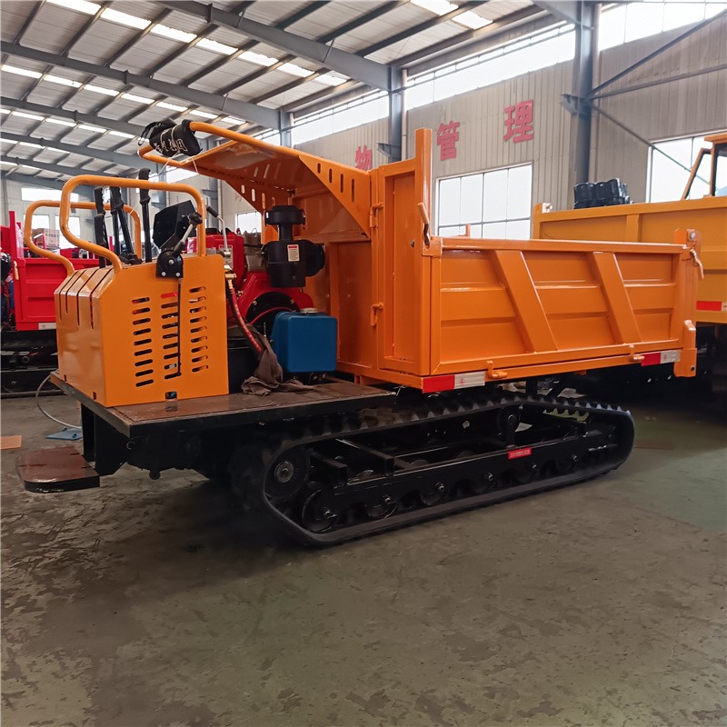 小型履带爬山虎自卸车果园拉西瓜大棚农用工程小型自卸车厂家图4