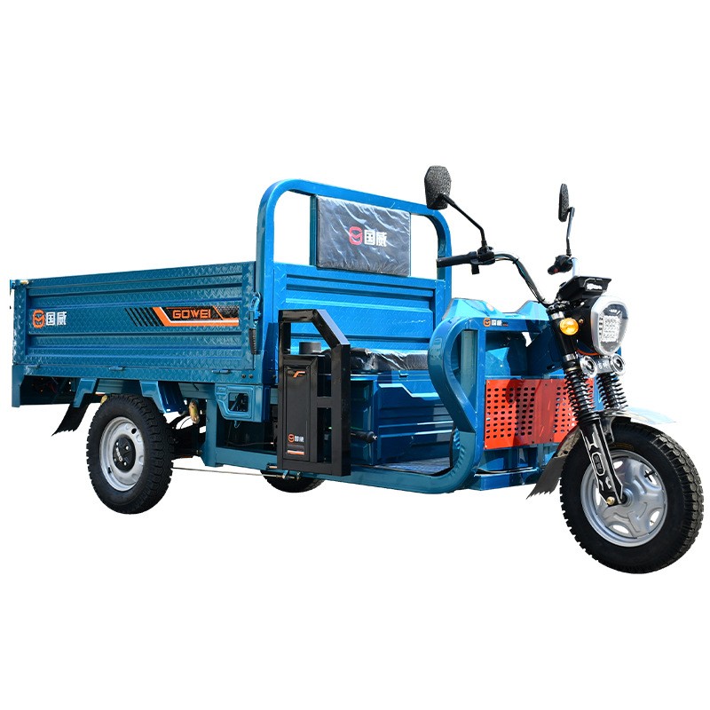 国威电动三轮车新款货运大型农用电动车载货大功率翻斗电瓶车爬坡 1辆图5