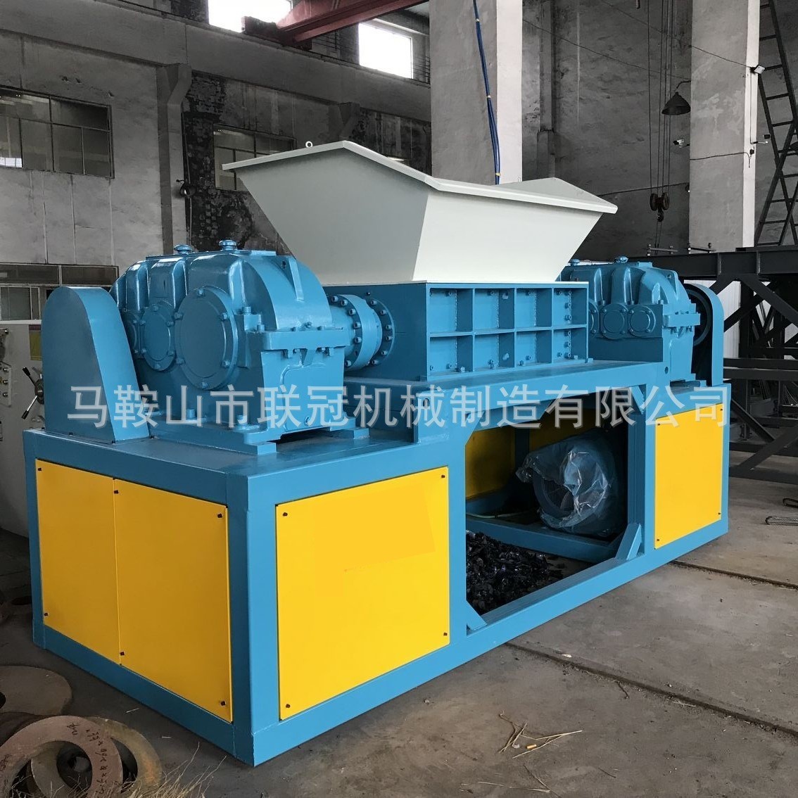 多功能家具生活垃圾双轴破碎机厂家塑料金属木材废铁大型撕碎机图2