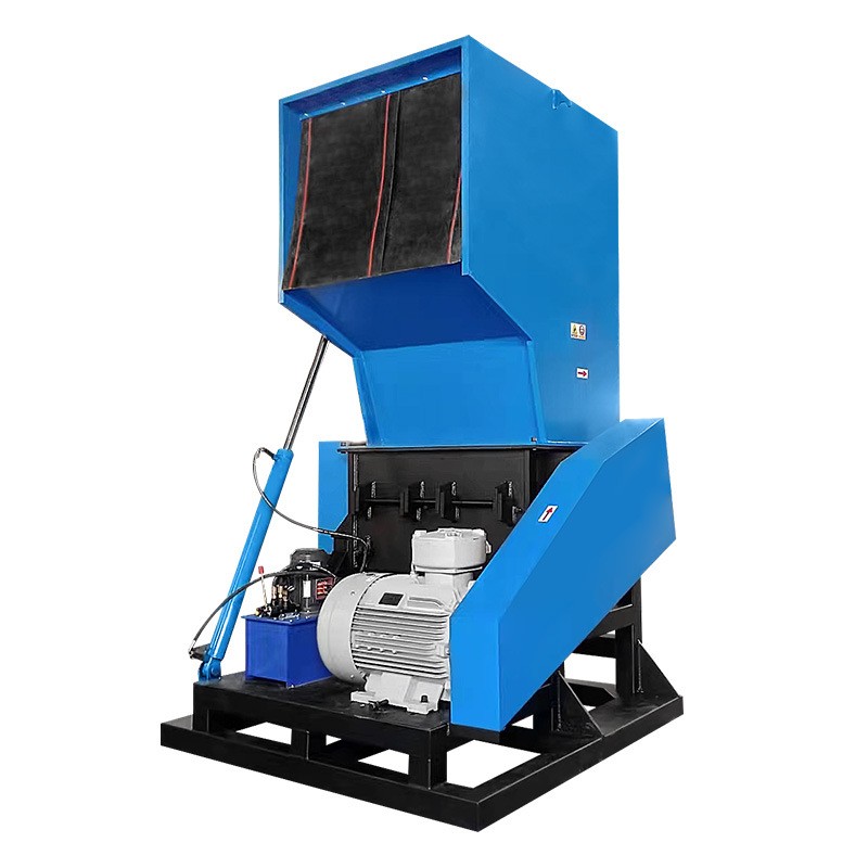 跨境大型破碎机托盘垃圾桶再生碎料机工业用化工蓝桶塑料 粉碎机图5