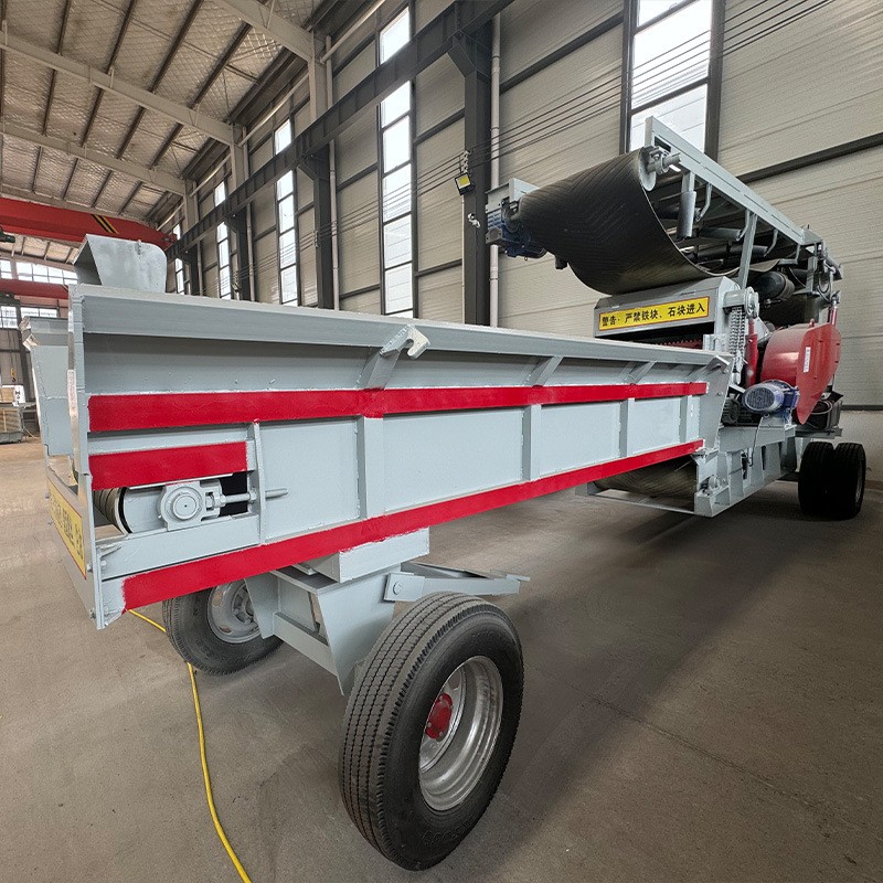 大型移动综合式破碎机 纸箱铝箔树根木板粉碎机 园林木材削片设备图5