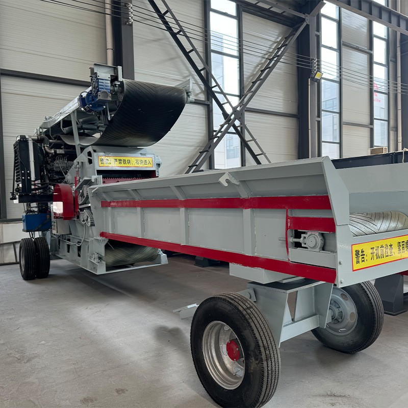 大型移动综合式破碎机 纸箱铝箔树根木板粉碎机 园林木材削片设备图2