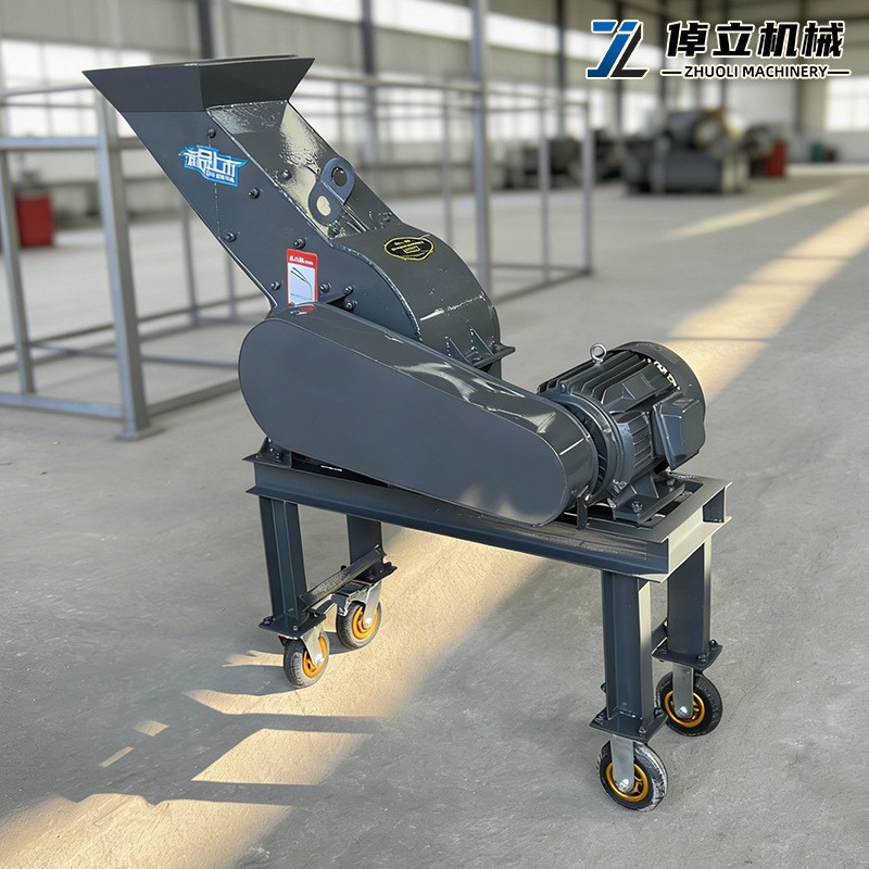 小型锤式破碎机 砖头水泥块鹅卵石制砂打沙机 家用建筑垃圾破碎机图2