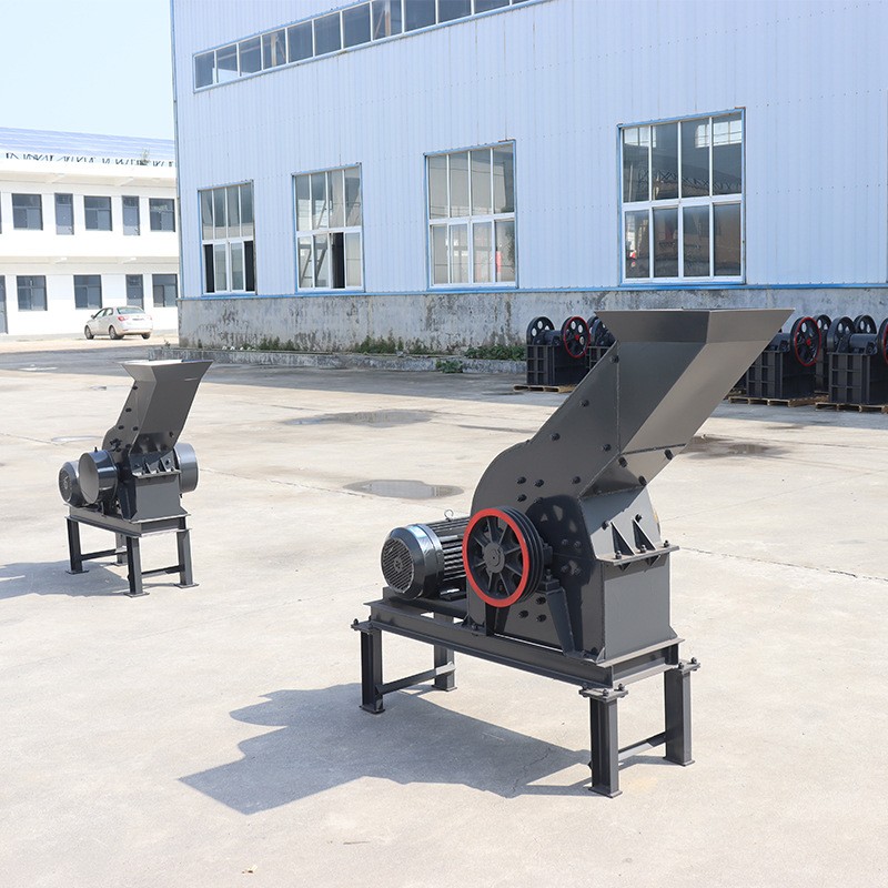 小型锤式破碎机 砖头水泥块鹅卵石制砂打沙机 家用建筑垃圾破碎机图3