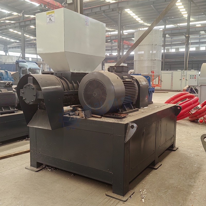 固废生活垃圾螺旋粉碎机 废布料塑料薄膜万能撕碎机 高效破碎设备 1件图3