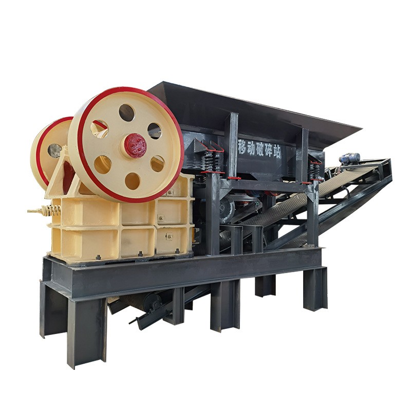 小型移动式颚式破碎机石灰石花岗岩鄂式破碎机鹅卵石河卵石破碎机 1件图5