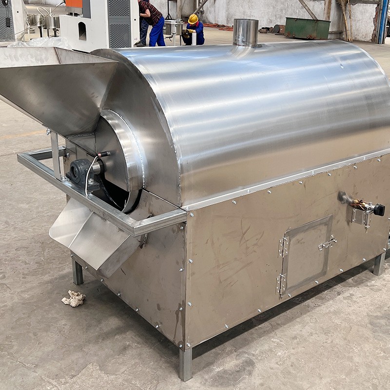 750型煤炭汽柴通用型烧火炒货机油坊用炒锅电加热食品级 商用瓜子1台图4