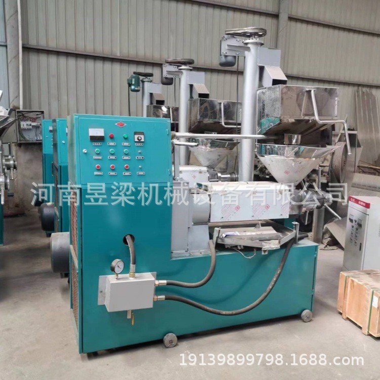 冷热双用螺旋榨油机 商用 油坊专用 核桃 菜籽 山茶籽油压榨设备 1台图4