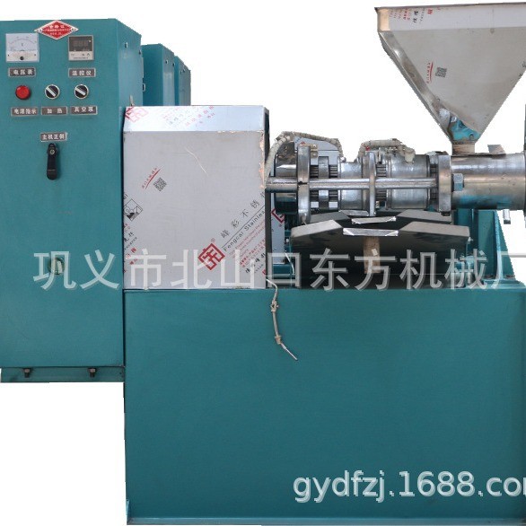 螺旋式冷热双榨挤油机榨油坊中大型食用油花生油菜籽油自 动榨油机 1台图5